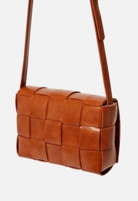 L. On The Go Crossbody Bag - Cognac