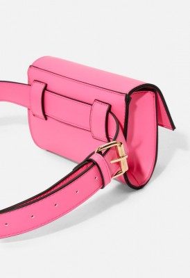 L. Structured Belt Bag - Neon Pink