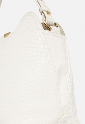 L. Open Dome Satchel - White