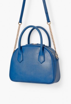 L. I'm The Boss Dome Satchel - Azure