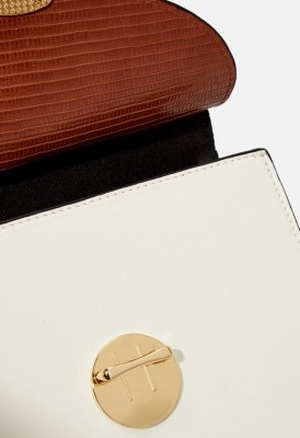 L. Mini Lady Satchel - Black/Cognac/Bone