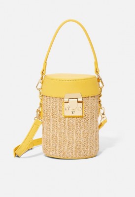 L. Summer Cantina Crossbody Bag - Yellow