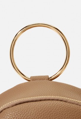 L. Ring Handle Backpack - Taupe