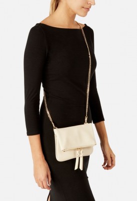 L. Flap Over Belt Bag - Bone