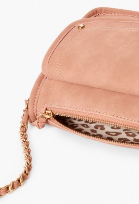L. Sticked Up Compartment Crossbody Bag - Blush